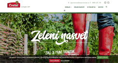Desktop Screenshot of cvetal.si